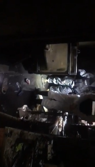 The aftermath — the South Korean laboratory destroyed in the explosion that tragically took Andrii's life
